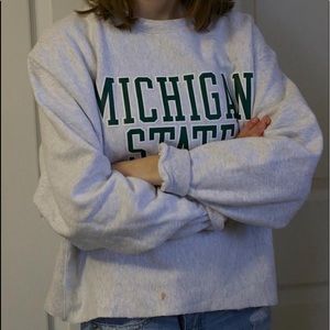 Vintage Champion Michigan State University Crew